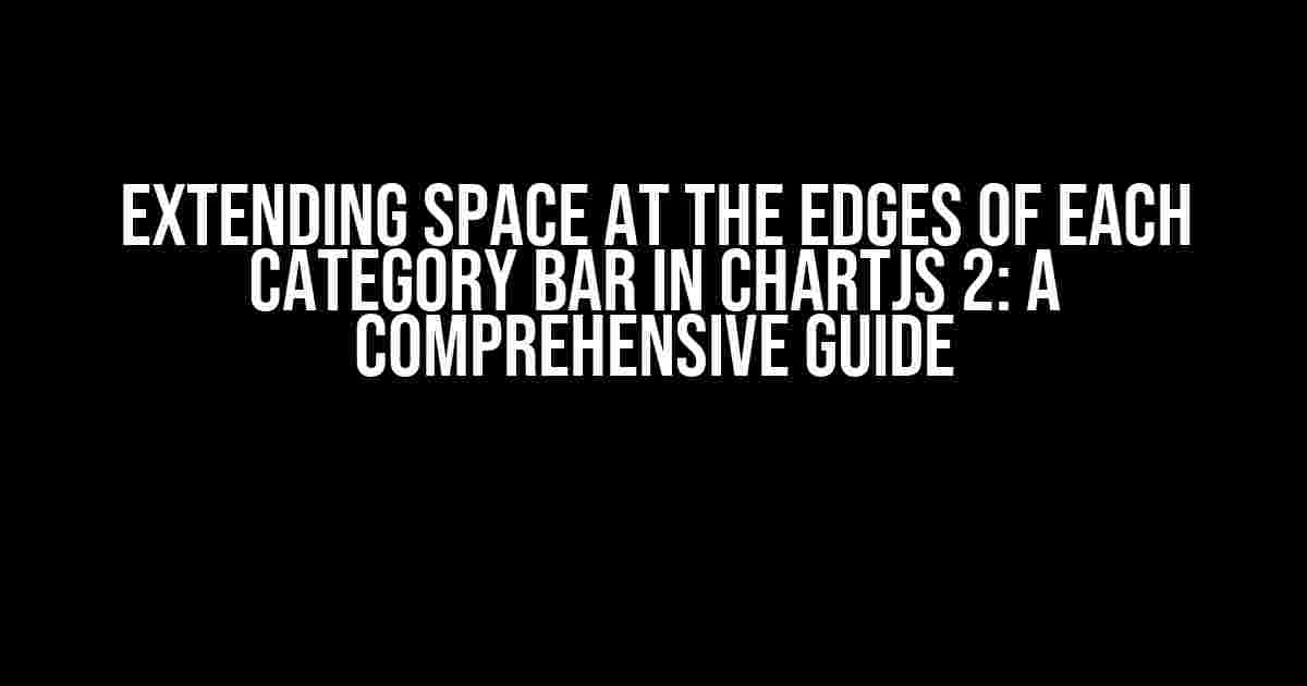 Extending Space at the Edges of Each Category Bar in ChartJS 2: A Comprehensive Guide